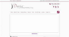 Desktop Screenshot of daryldavischiropractic.com