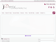 Tablet Screenshot of daryldavischiropractic.com